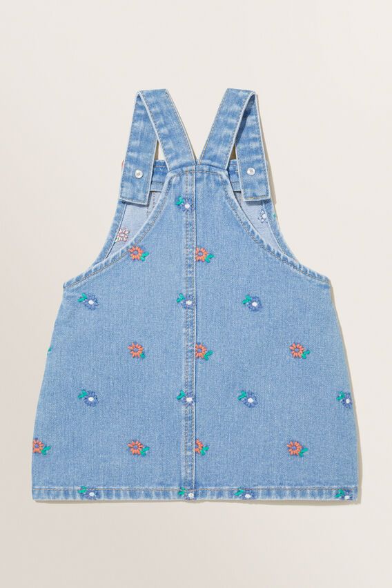 Jean pinafore
