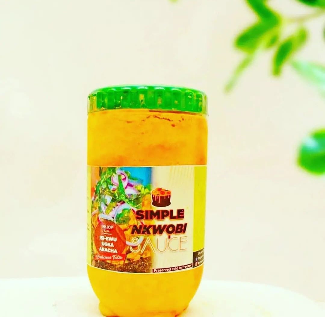 Simple Nkwobi Sauce and ready to eat boneless Nkwobi